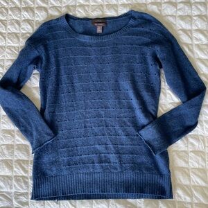 Saffron blue cashmere sweater